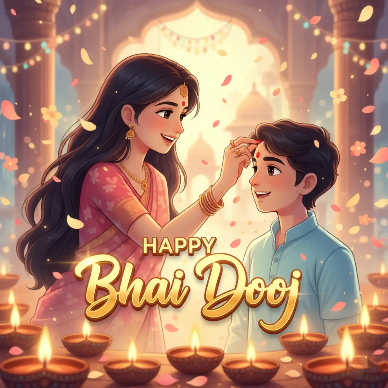 Unique Happy Bhai Dooj 2025 Wishes Lines For Whatsapp - Royalty Free Happy Bhai Dooj 2025 Wishes Image | Pngmagic Free Download Unique Happy Bhai Dooj 2025 Wishes Lines For Whatsapp - High Quality Happy Bhai Dooj 2025 Wishes Background