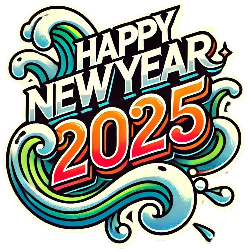 Unique Happy New Year 2025 Text Png Templates - Royalty Free Happy New Year Text PNG Image | Pngmagic Free Download Unique Happy New Year 2025 Text Png Templates - High Quality Happy New Year Text PNG PNG Image