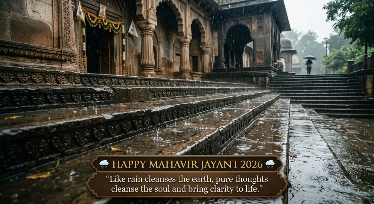 Free Download Unique Mahavir Jayanti 2026 Wishes Ideas - High Quality Mahavir Jayanti 2026 Wishes Image