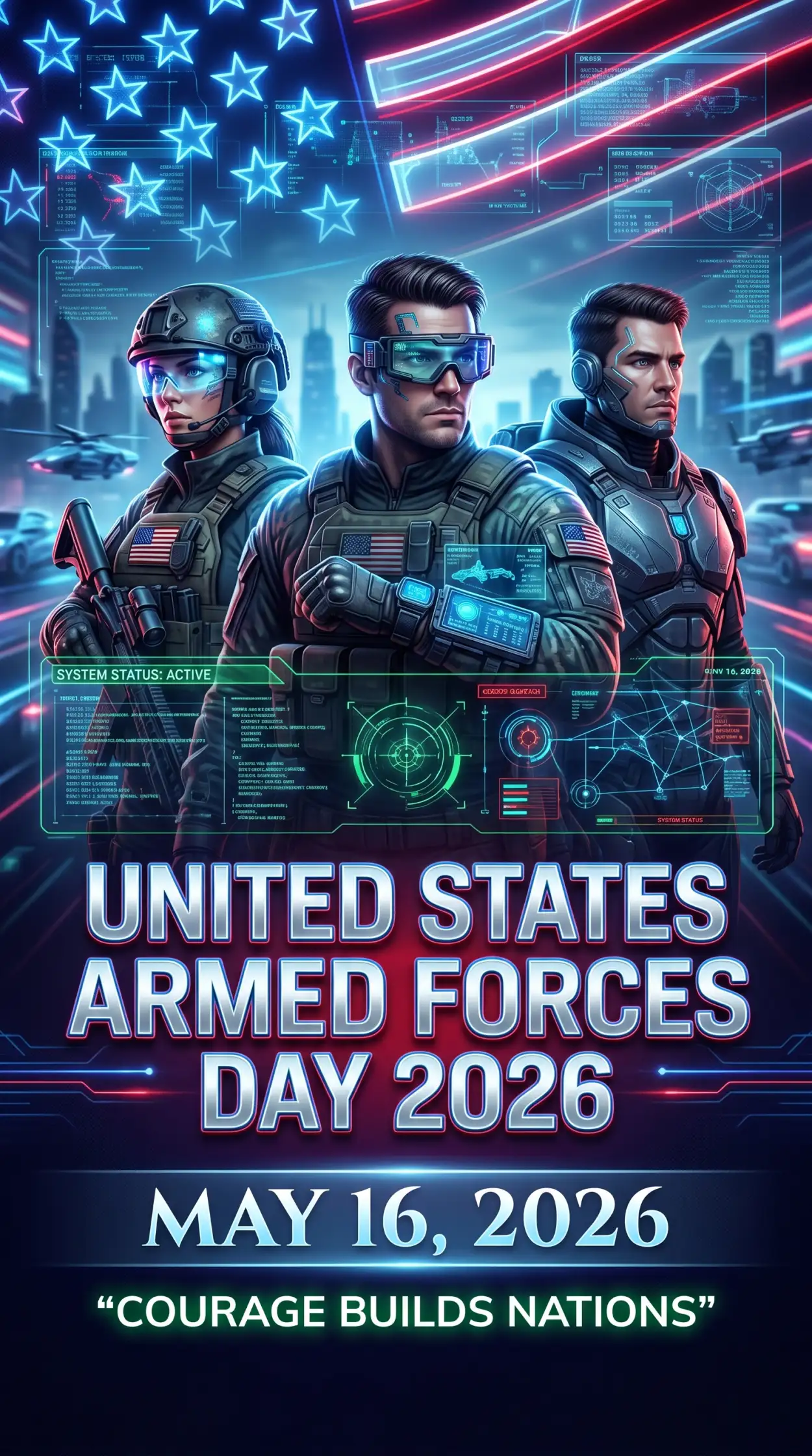 Free Download United States Armed Forces Day 2026 Armed Forces Appreciation Post - High Quality United States Armed Forces Day 2026 Image