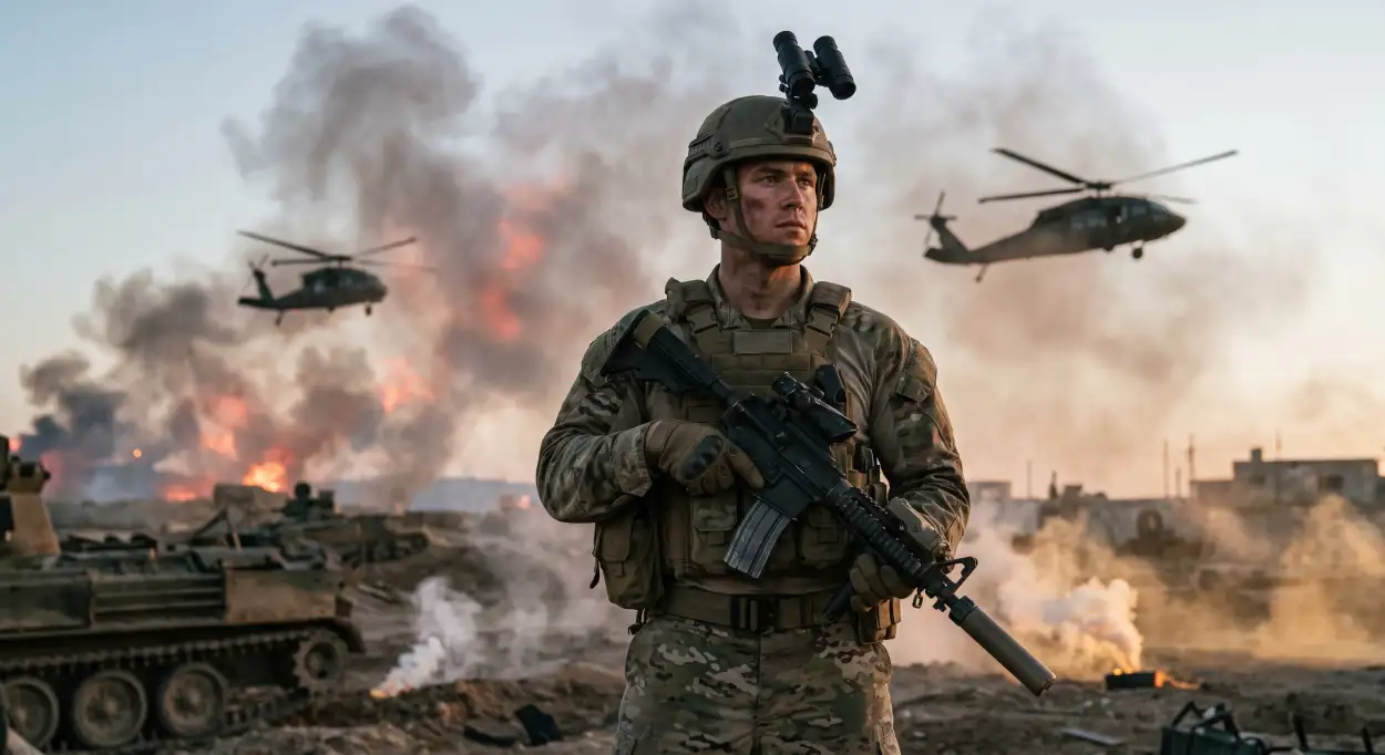 Free Download United States Armed Forces Day 2026 Cinematic Soldier Wallpaper - High Quality United States Armed Forces Day 2026 Image
