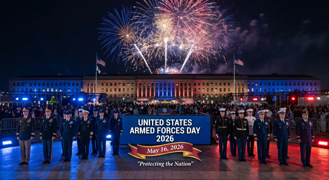 Free Download United States Armed Forces Day 2026 National Military Tribute - High Quality United States Armed Forces Day 2026 Image