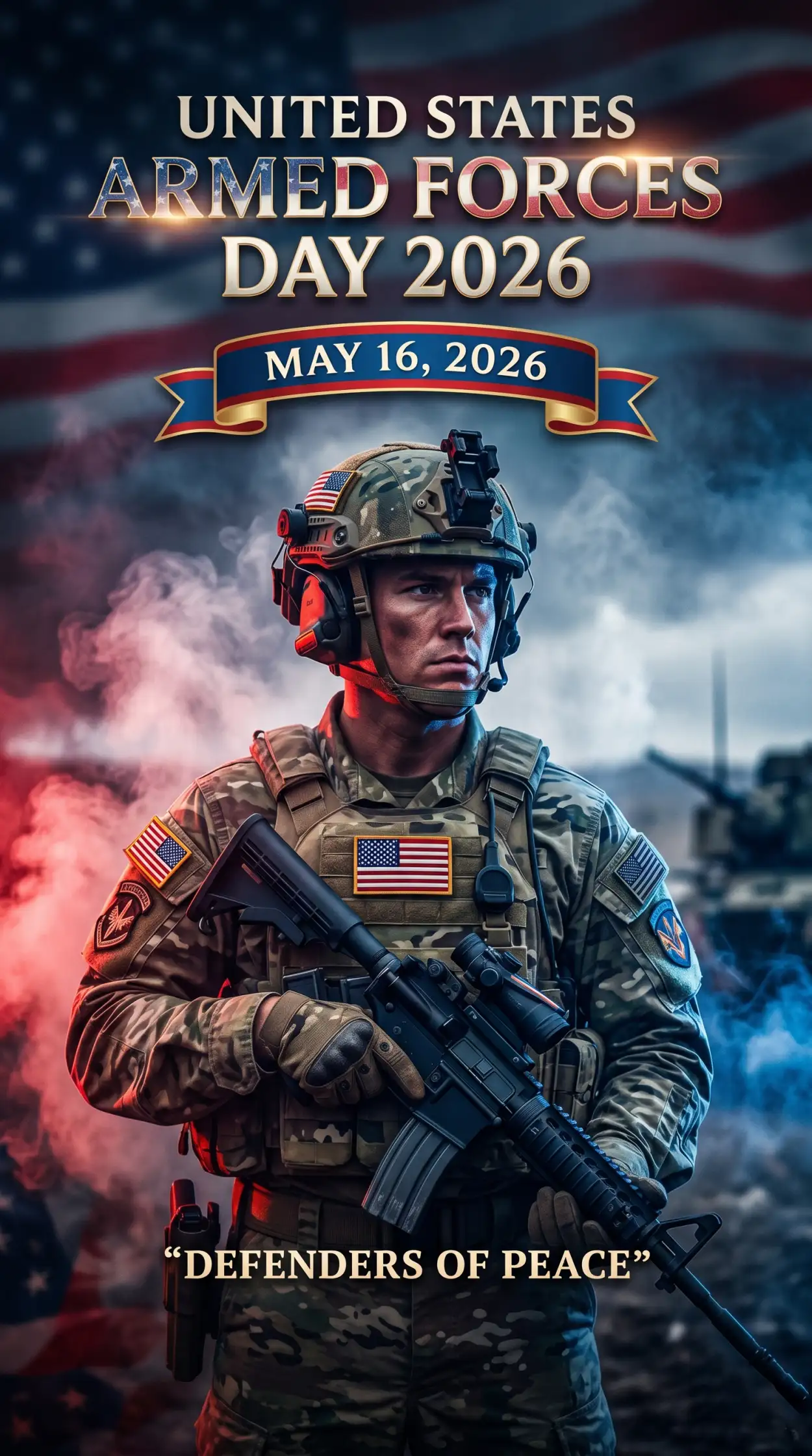 Free Download United States Armed Forces Day 2026 Patriotic Ai Generated Images - High Quality United States Armed Forces Day 2026 Image