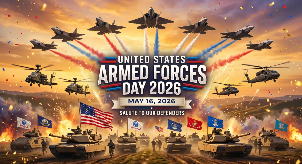 Free Download United States Armed Forces Day 2026 Realistic Military Artwork - High Quality United States Armed Forces Day 2026 Image