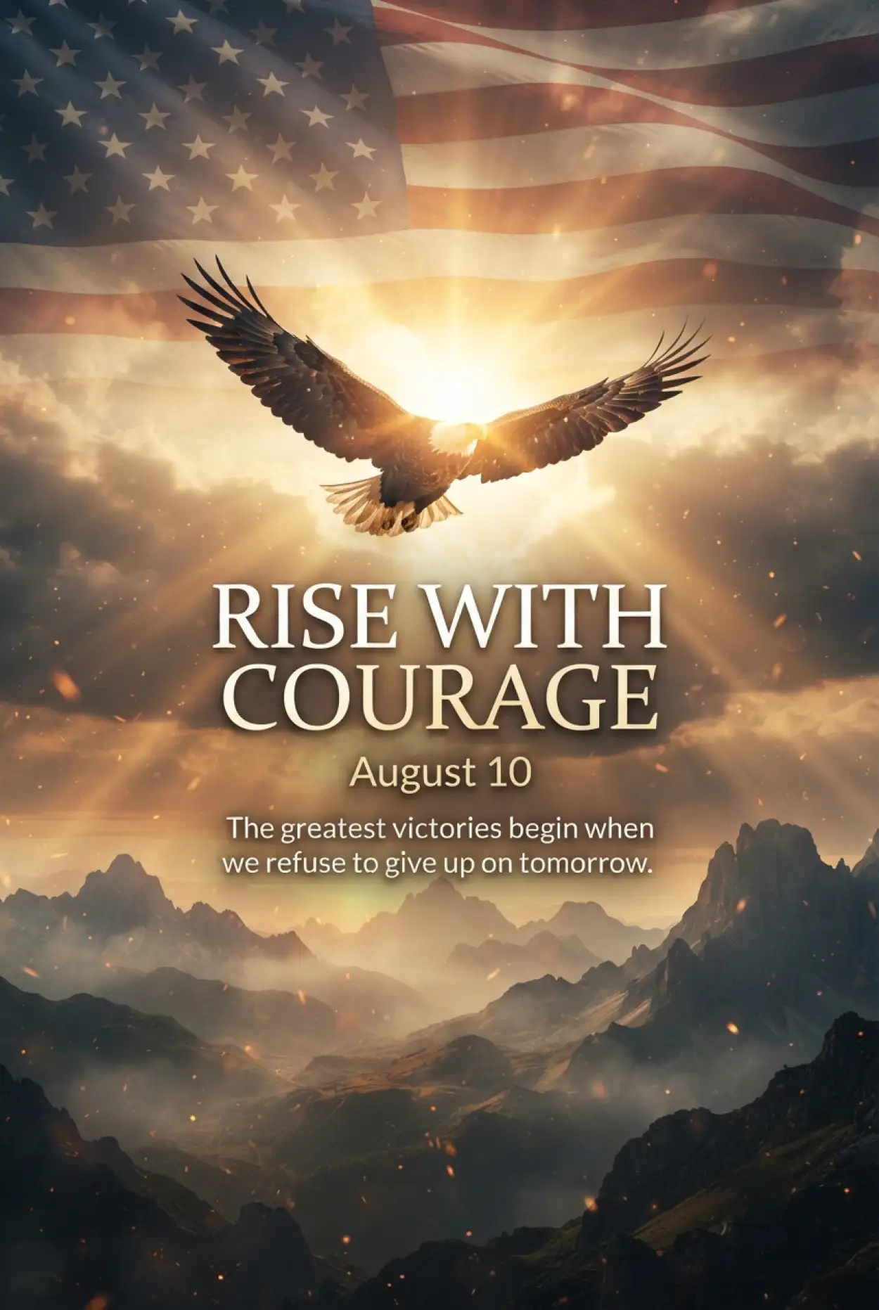 Free Download United States Victory Day 2026 American Flag Banner - High Quality United States Victory Day 2026 Image