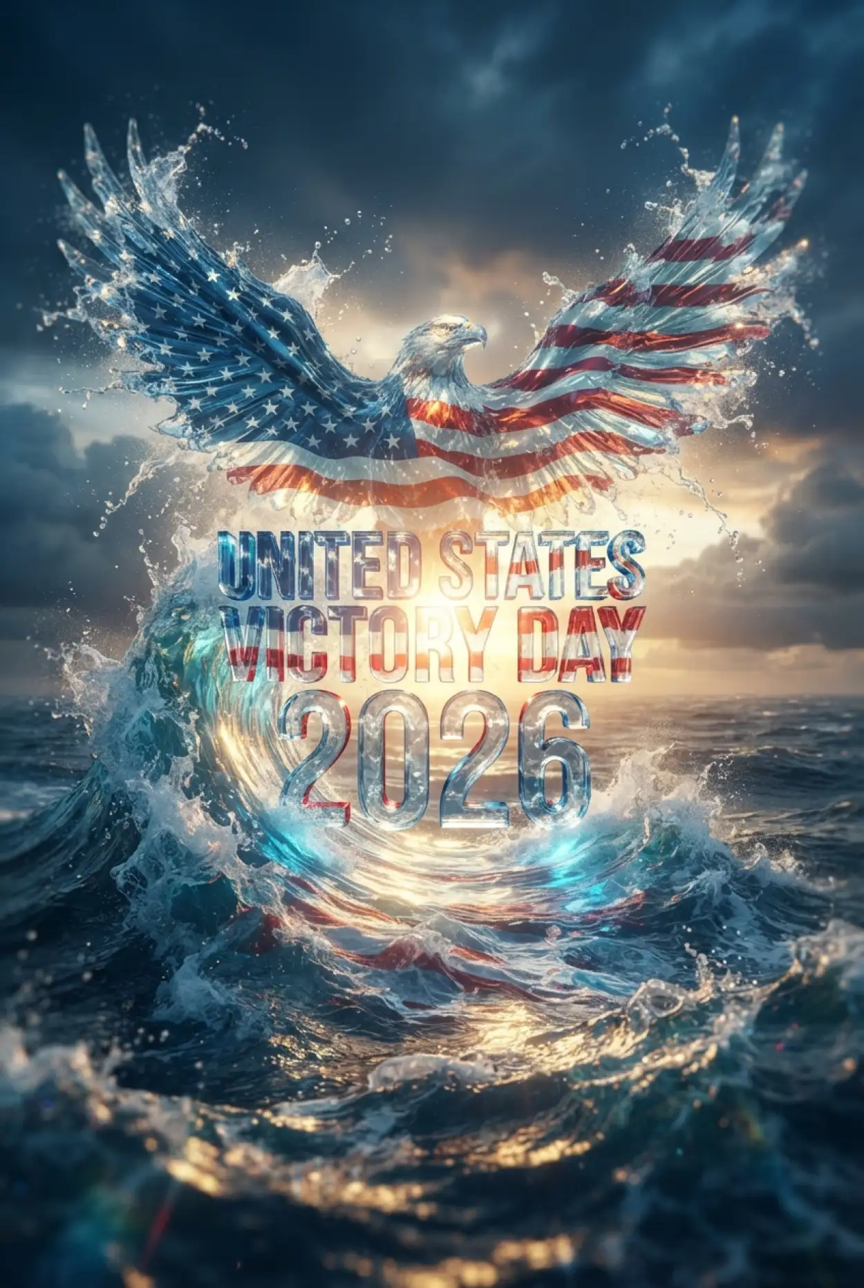Free Download United States Victory Day 2026 American Patriotic Design - High Quality United States Victory Day 2026 Image