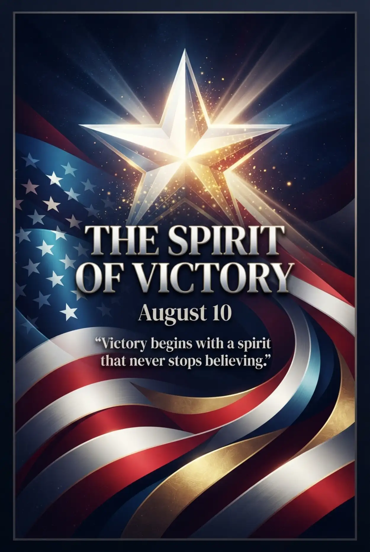 Free Download United States Victory Day 2026 Patriotic Flyer Design - High Quality United States Victory Day 2026 Image