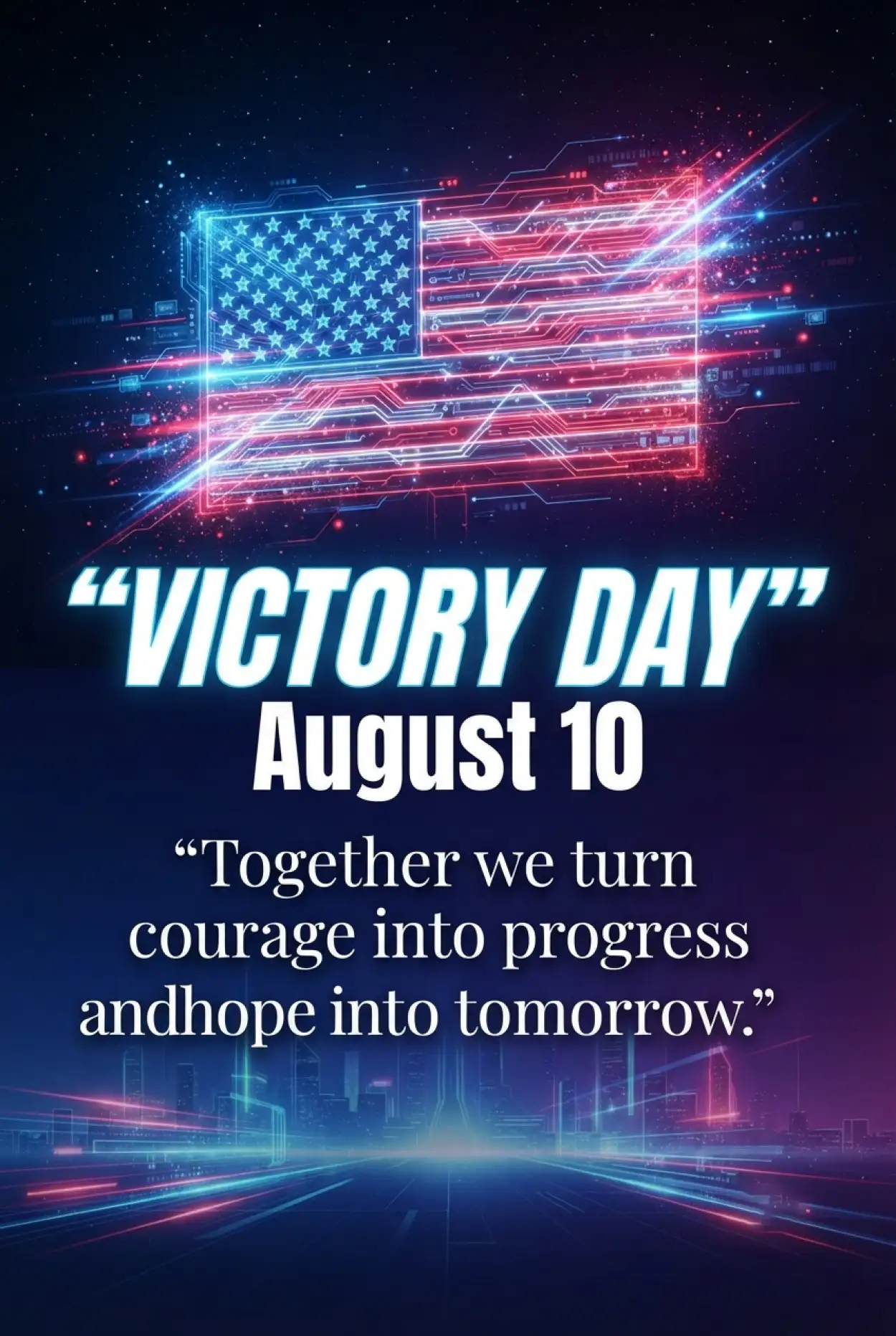 Free Download United States Victory Day 2026 Patriotic Quotes - High Quality United States Victory Day 2026 Image