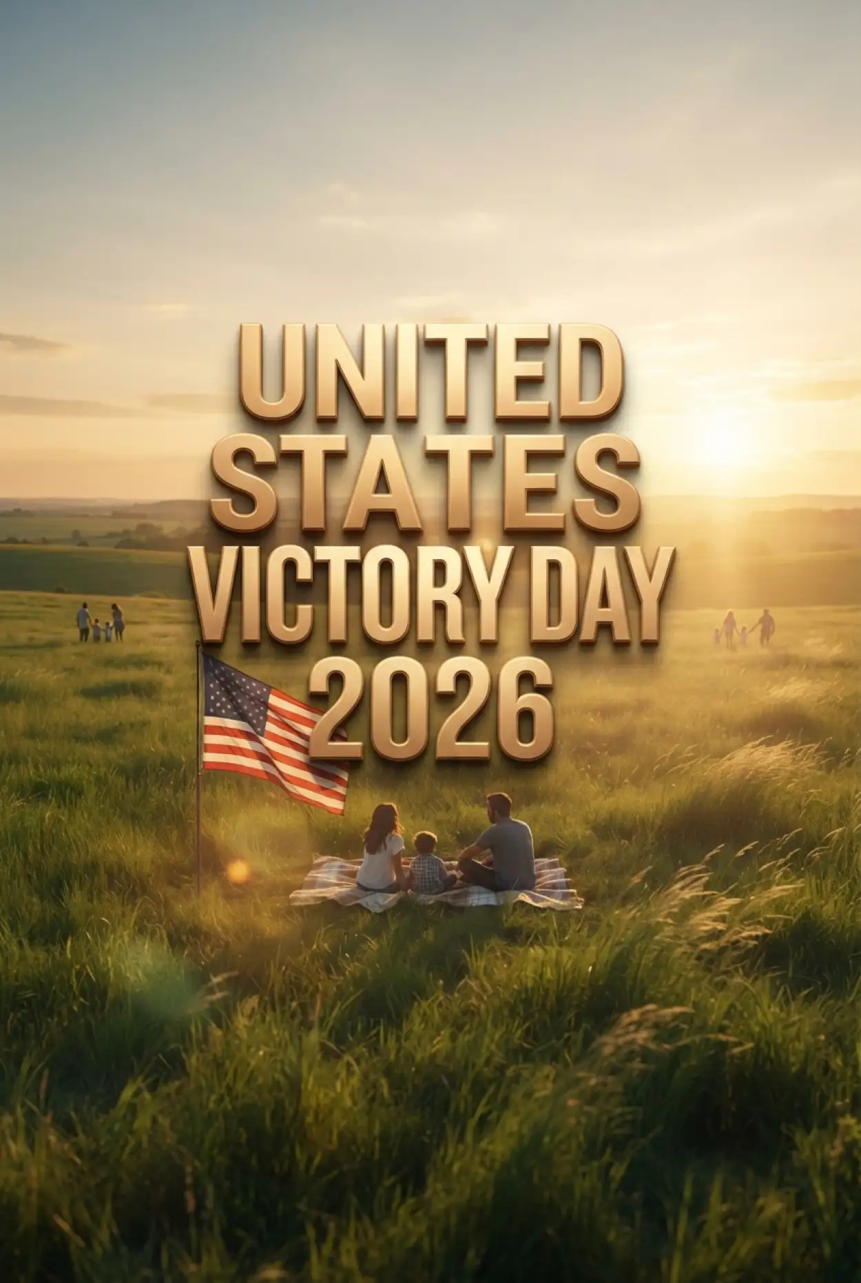 Free Download United States Victory Day 2026 Social Media Template - High Quality United States Victory Day 2026 Image