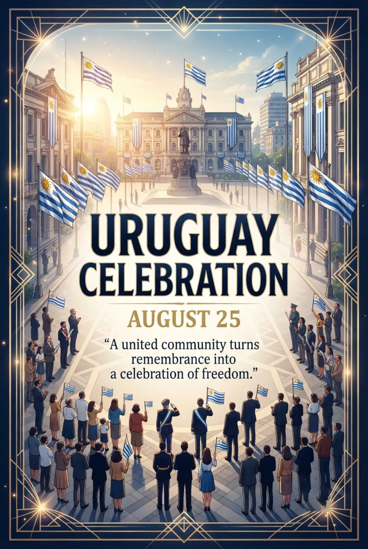Free Download Uruguay Civic Celebration - High Quality Uruguay Independence Day 2026 Image