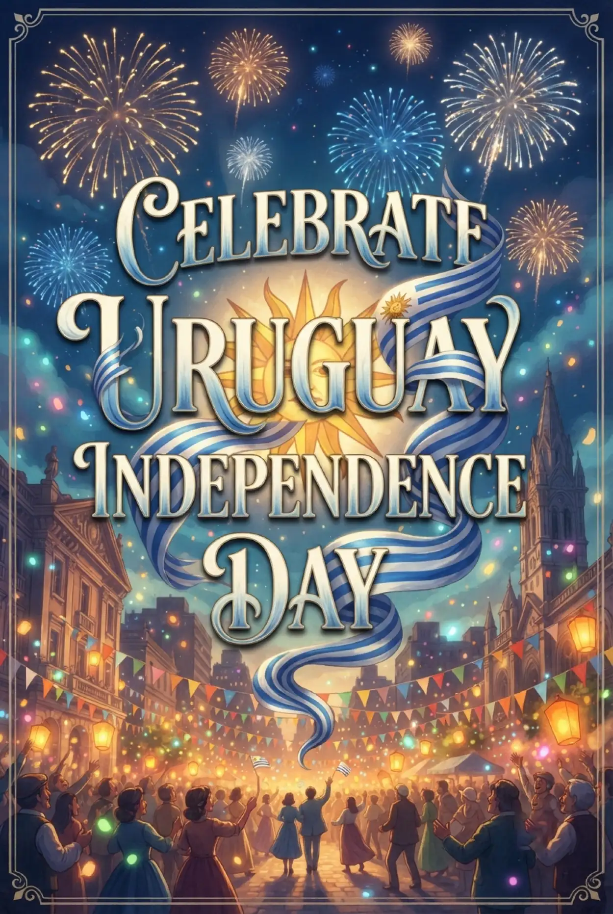 Free Download Uruguay Independence Day 201 Years - High Quality Uruguay Independence Day 2026 Image
