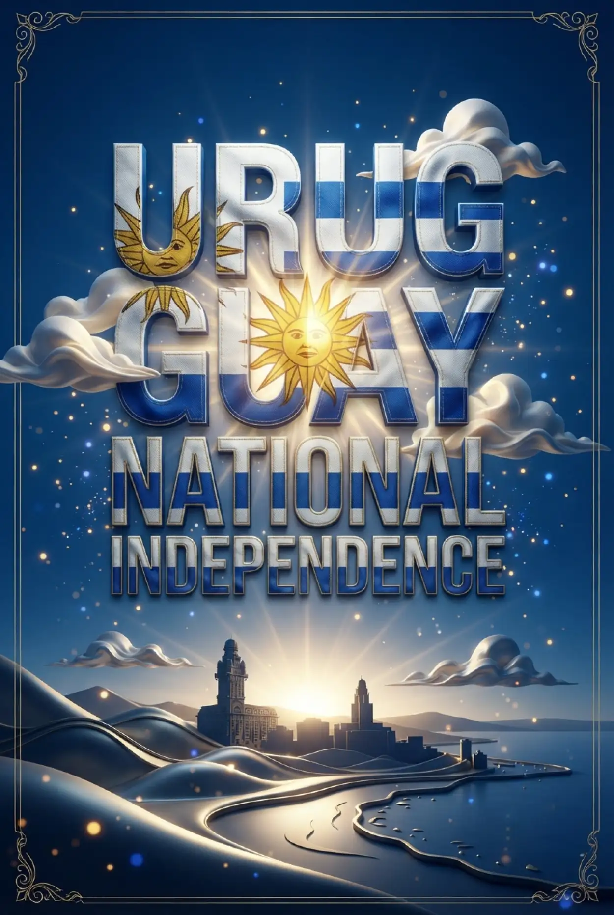 Free Download Uruguay Independence Day 2026 Poster Design Ideas - High Quality Uruguay Independence Day 2026 Image
