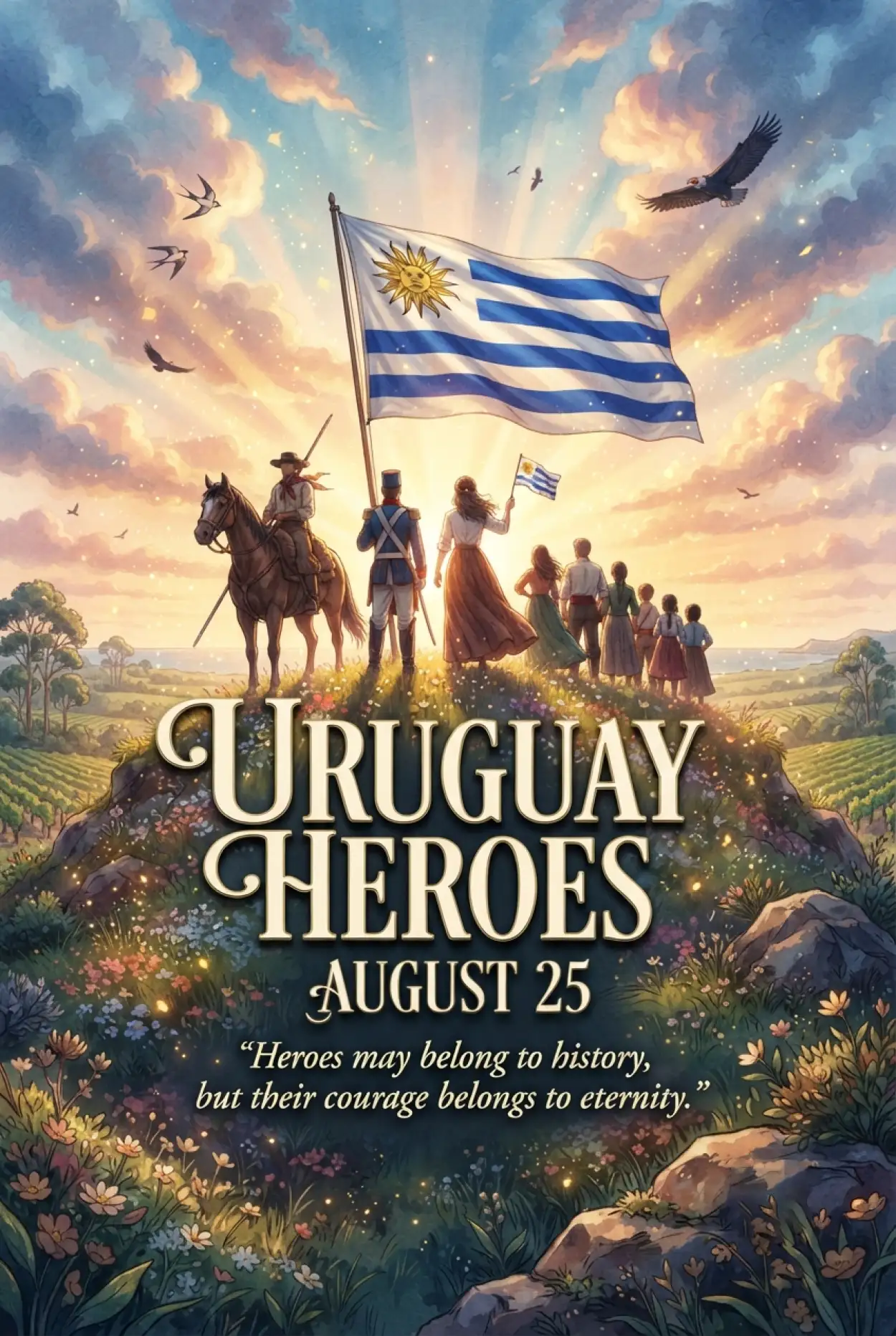 Free Download Uruguay Independence Day August 25 - High Quality Uruguay Independence Day 2026 Image