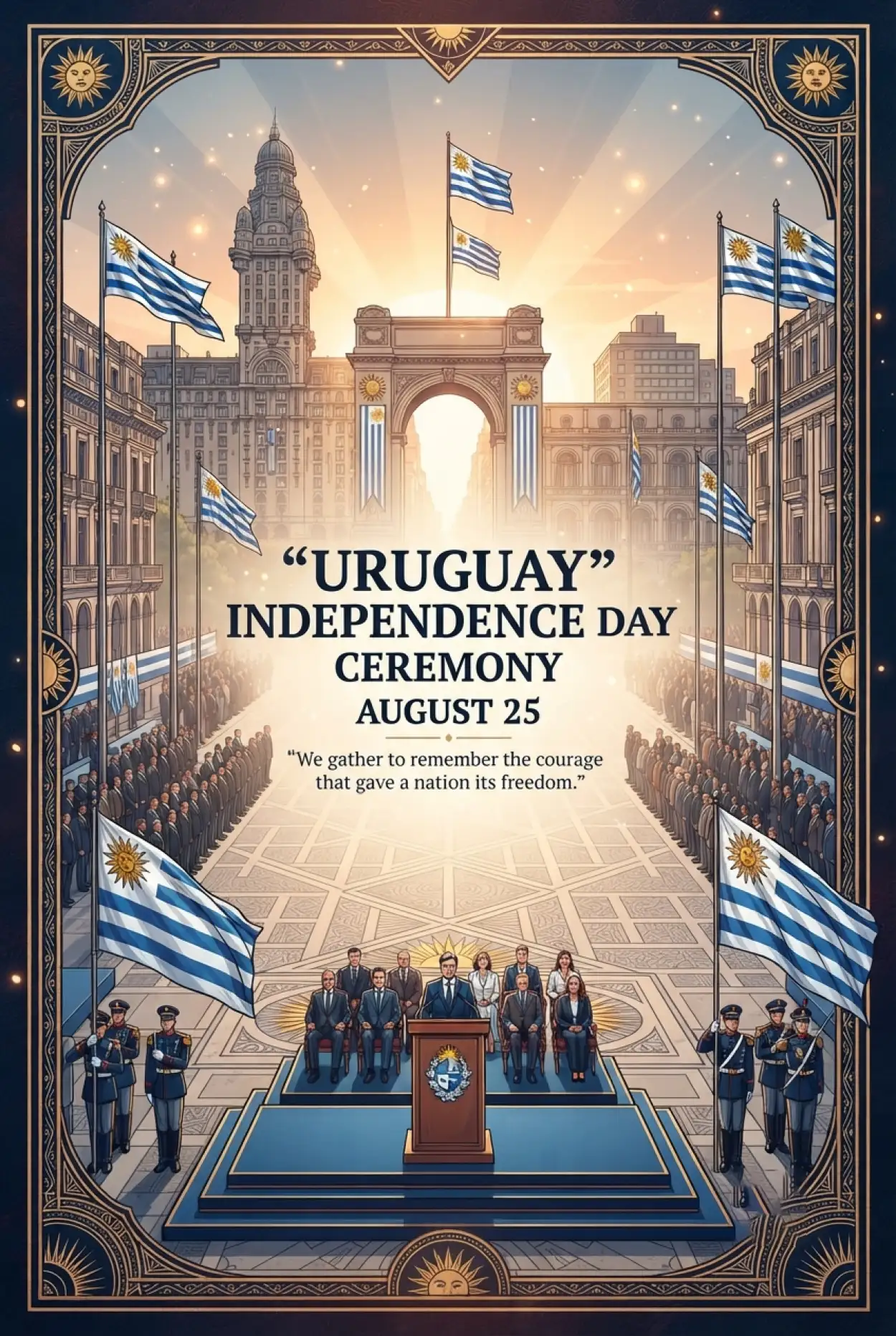 Free Download Uruguay Independence Day Celebration - High Quality Uruguay Independence Day 2026 Image
