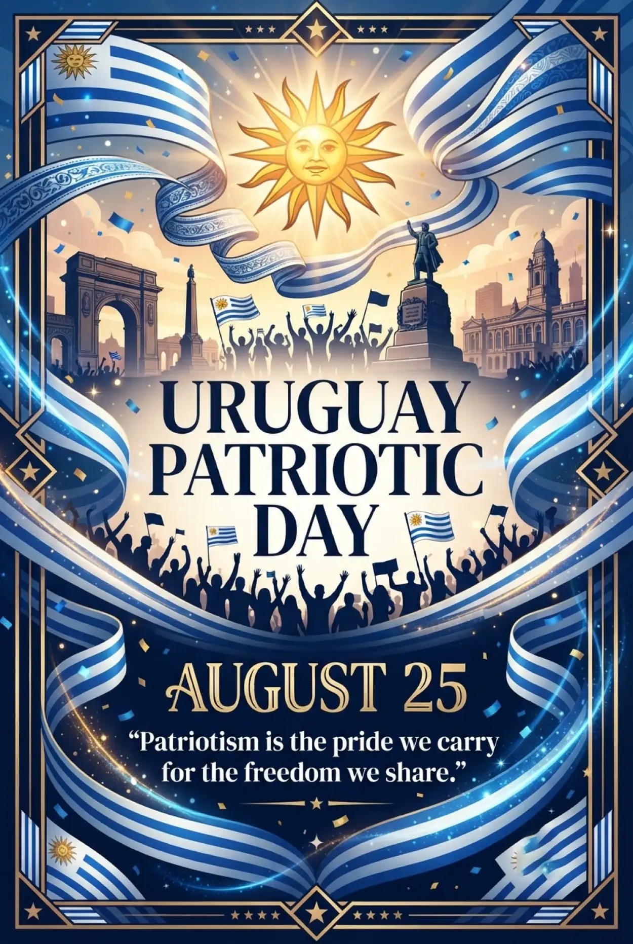 Free Download Uruguay Patriotic Day - High Quality Uruguay Independence Day 2026 Image