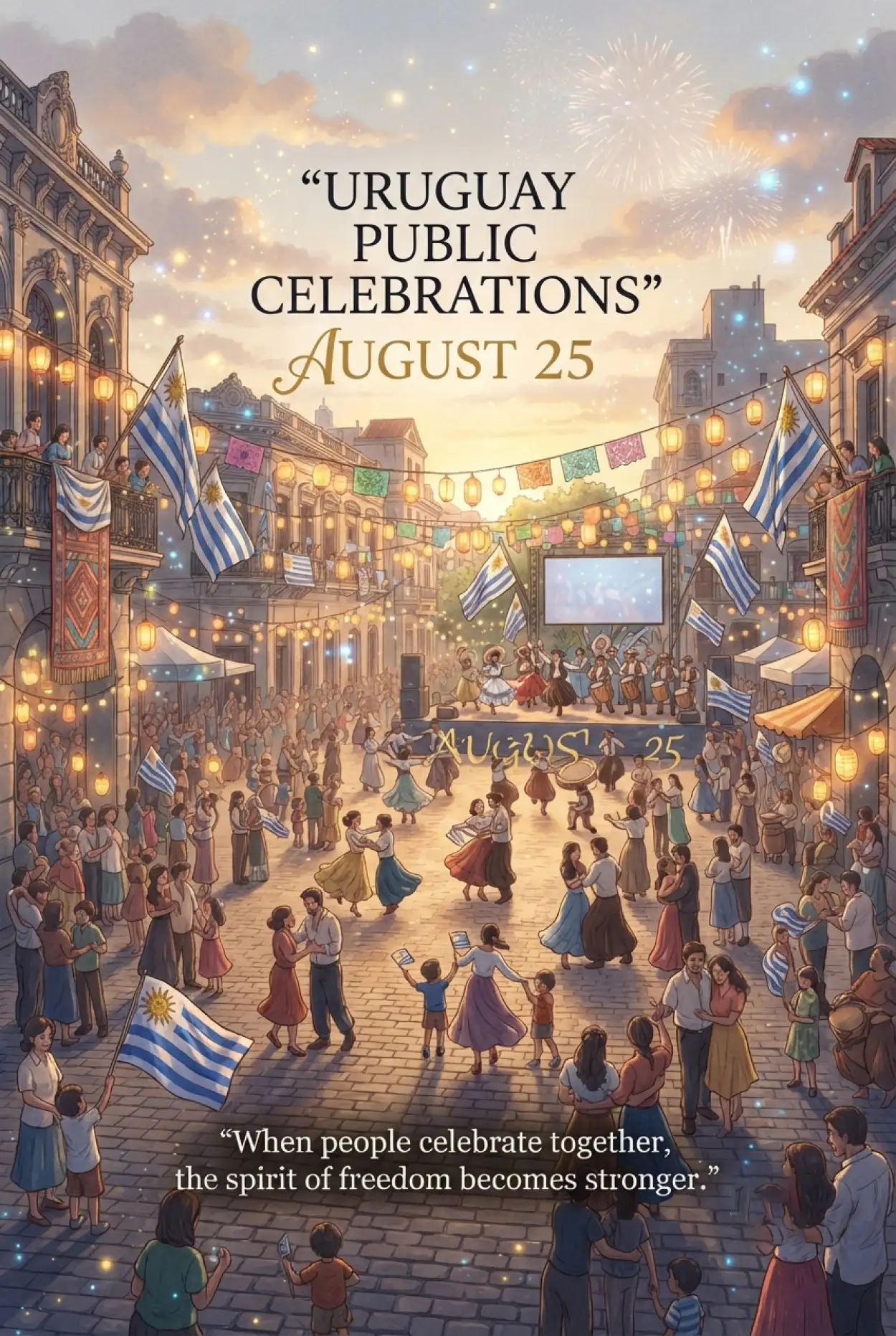 Free Download Uruguay Public Celebrations - High Quality Uruguay Independence Day 2026 Image
