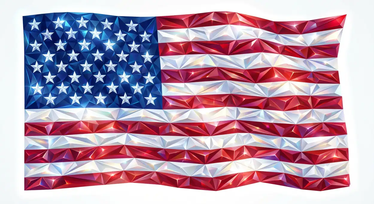 Free Download Usa Flag Vector Graphics For Digital And Print Design Projects - High Quality Usa Flag Image