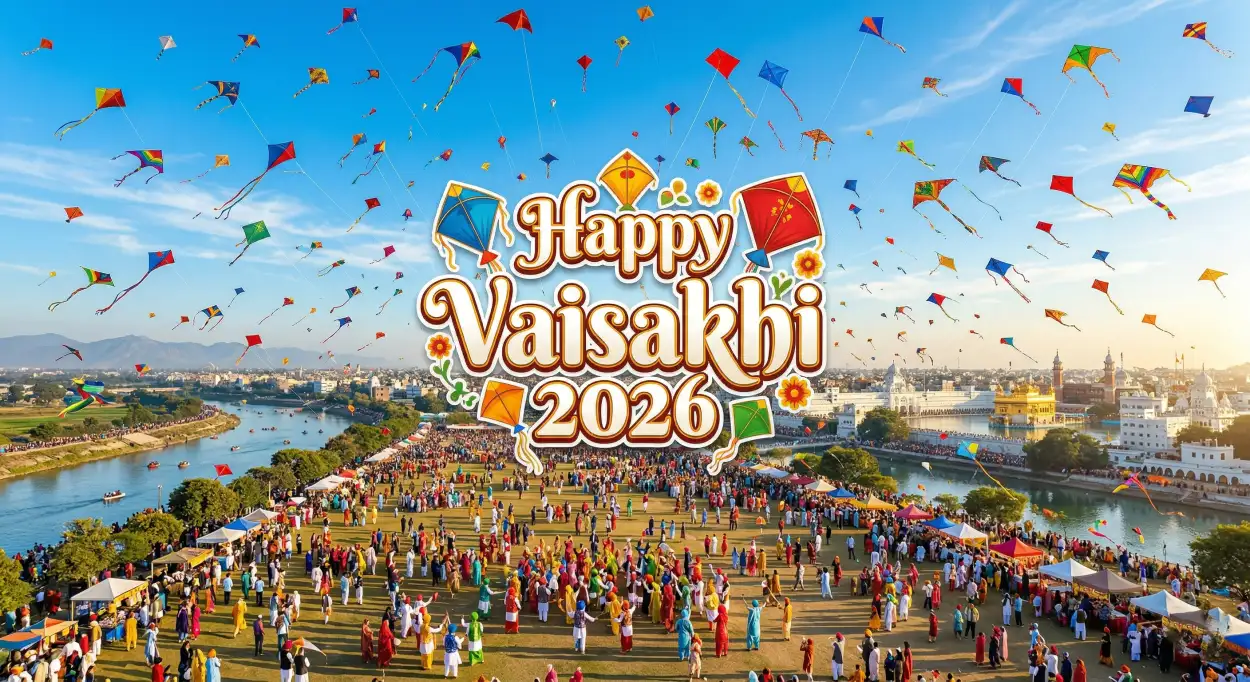 Free Download Vaisakhi 2026 Festival Wishes Messages - High Quality Happy Vaisakhi 2026 Wishes Image