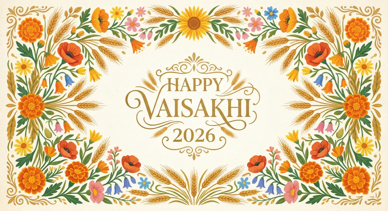 Free Download Vaisakhi 2026 Greetings And Wishes Text - High Quality Happy Vaisakhi 2026 Wishes Image