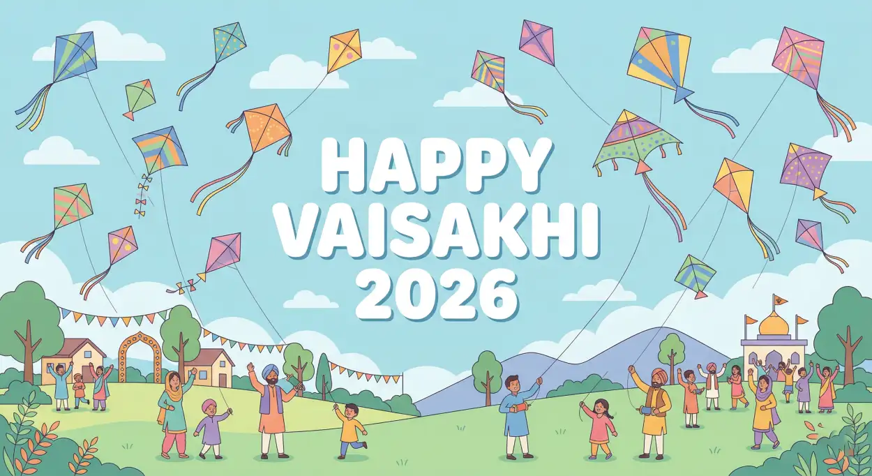 Free Download Vaisakhi 2026 Wishes For Community - High Quality Happy Vaisakhi 2026 Wishes Image