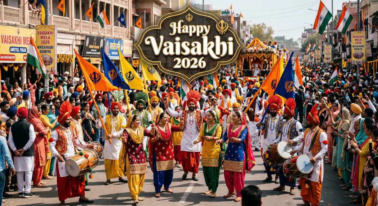 Free Download Vaisakhi 2026 Wishes For Peace - High Quality Happy Vaisakhi 2026 Wishes Image