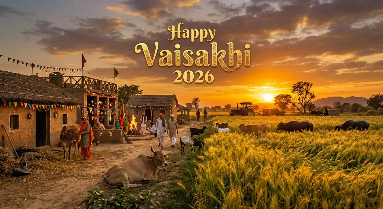 Free Download Vaisakhi 2026 Wishes For Prosperity - High Quality Happy Vaisakhi 2026 Wishes Image