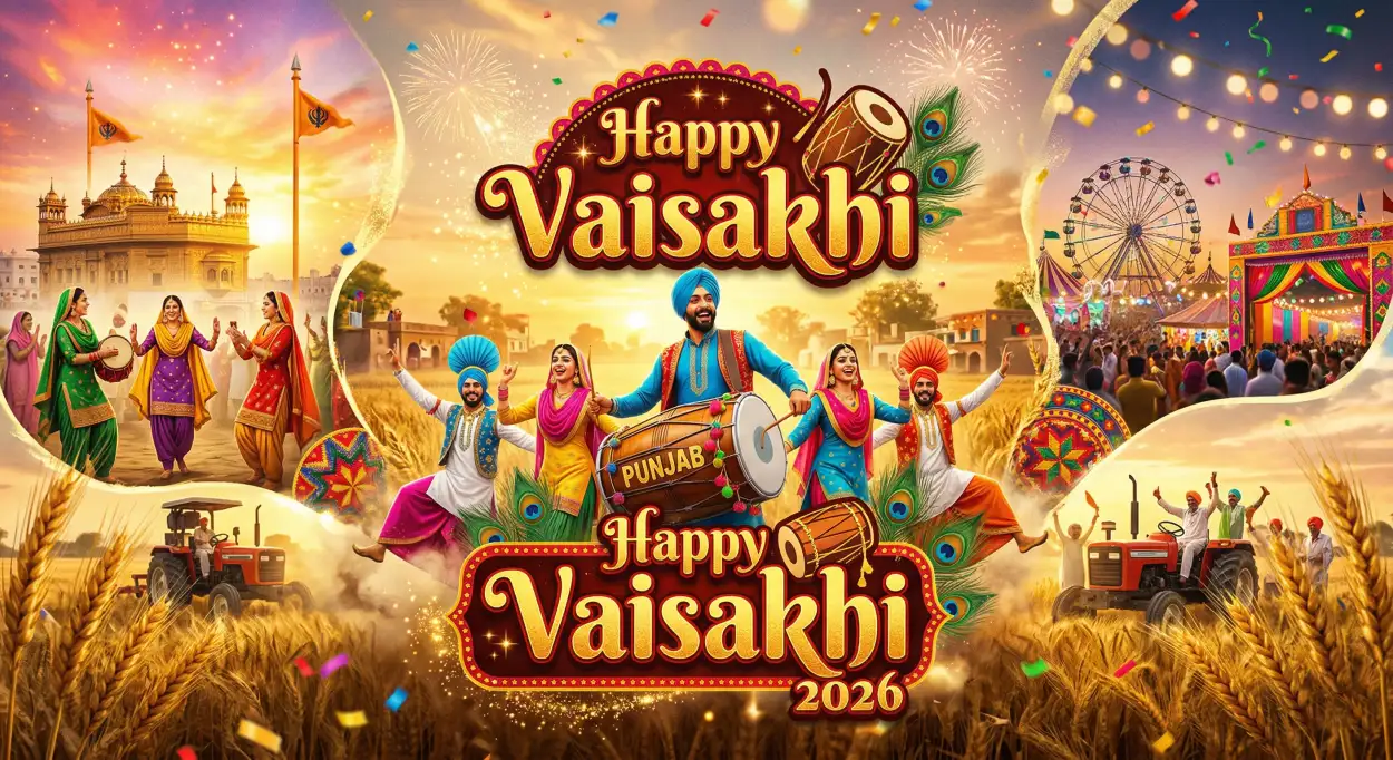 Free Download Vaisakhi 2026 Wishes Sms Text Messages - High Quality Happy Vaisakhi 2026 Wishes Image