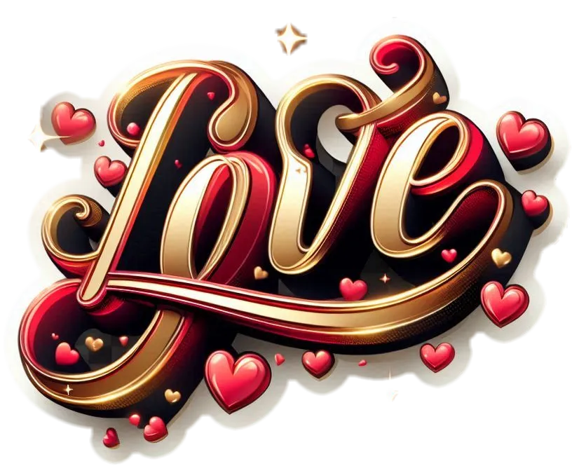 Free Download Valentines Day 3d Text Png Download - High Quality Valentines Day Png PNG Image
