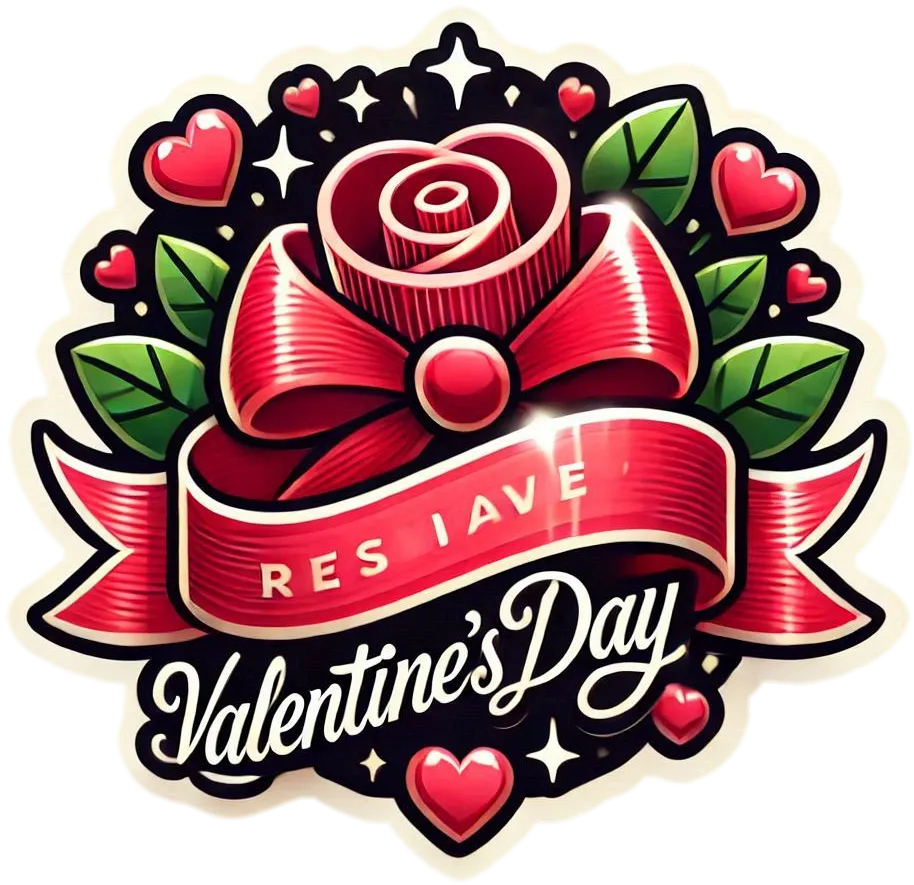 Valentines Day Ribbon Png Vector - Royalty Free Valentines Day Png Image | Pngmagic Free Download Valentines Day Ribbon Png Vector - High Quality Valentines Day Png PNG Image