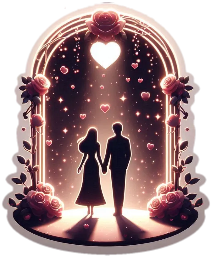 Valentines Day Wedding Couple Png Art - Royalty Free Valentines Day Png Image | Pngmagic Free Download Valentines Day Wedding Couple Png Art - High Quality Valentines Day Png PNG Image