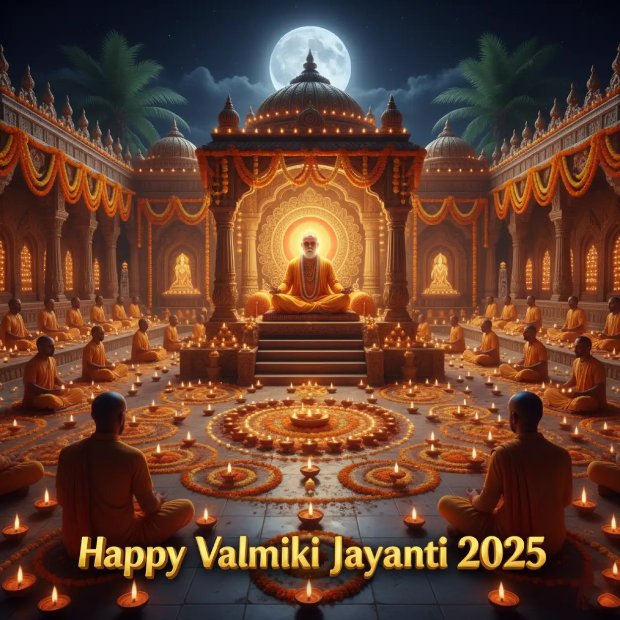 Free Download Valmiki Jayanti 2025 Celebration In Schools - High Quality Happy Valmiki Jayanti 2025 Background