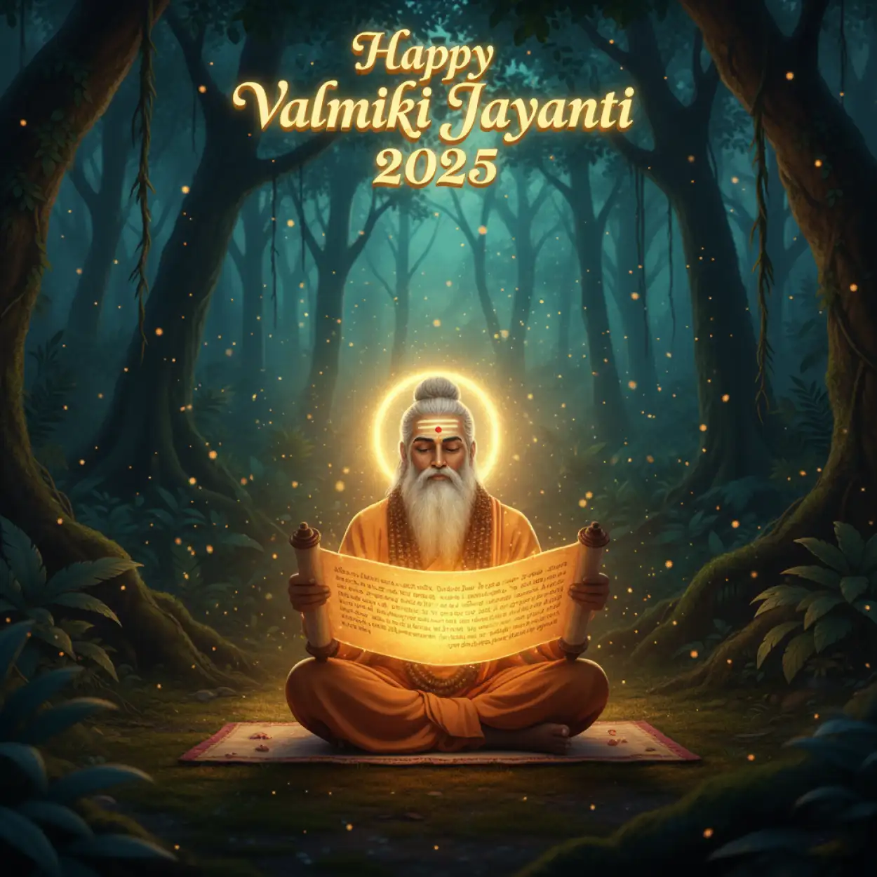Free Download Valmiki Jayanti 2025 Inspirational Slogans - High Quality Happy Valmiki Jayanti 2025 Background