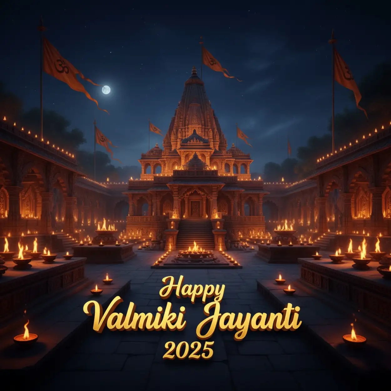 Free Download Valmiki Jayanti 2025 Motivational Quotes - High Quality Happy Valmiki Jayanti 2025 Background
