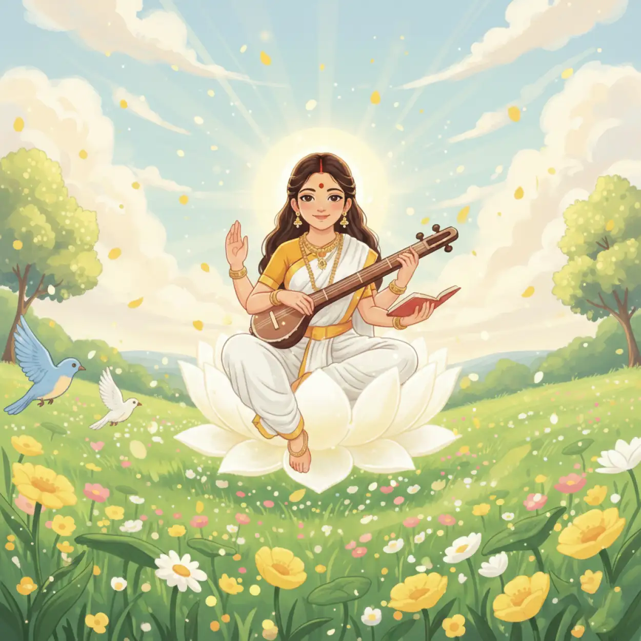Vasant Panchami Background For Whatsapp Instagram Post - Royalty Free Vasant Panchami Background Image | Pngmagic Free Download Vasant Panchami Background For Whatsapp Instagram Post - High Quality Vasant Panchami Background Background