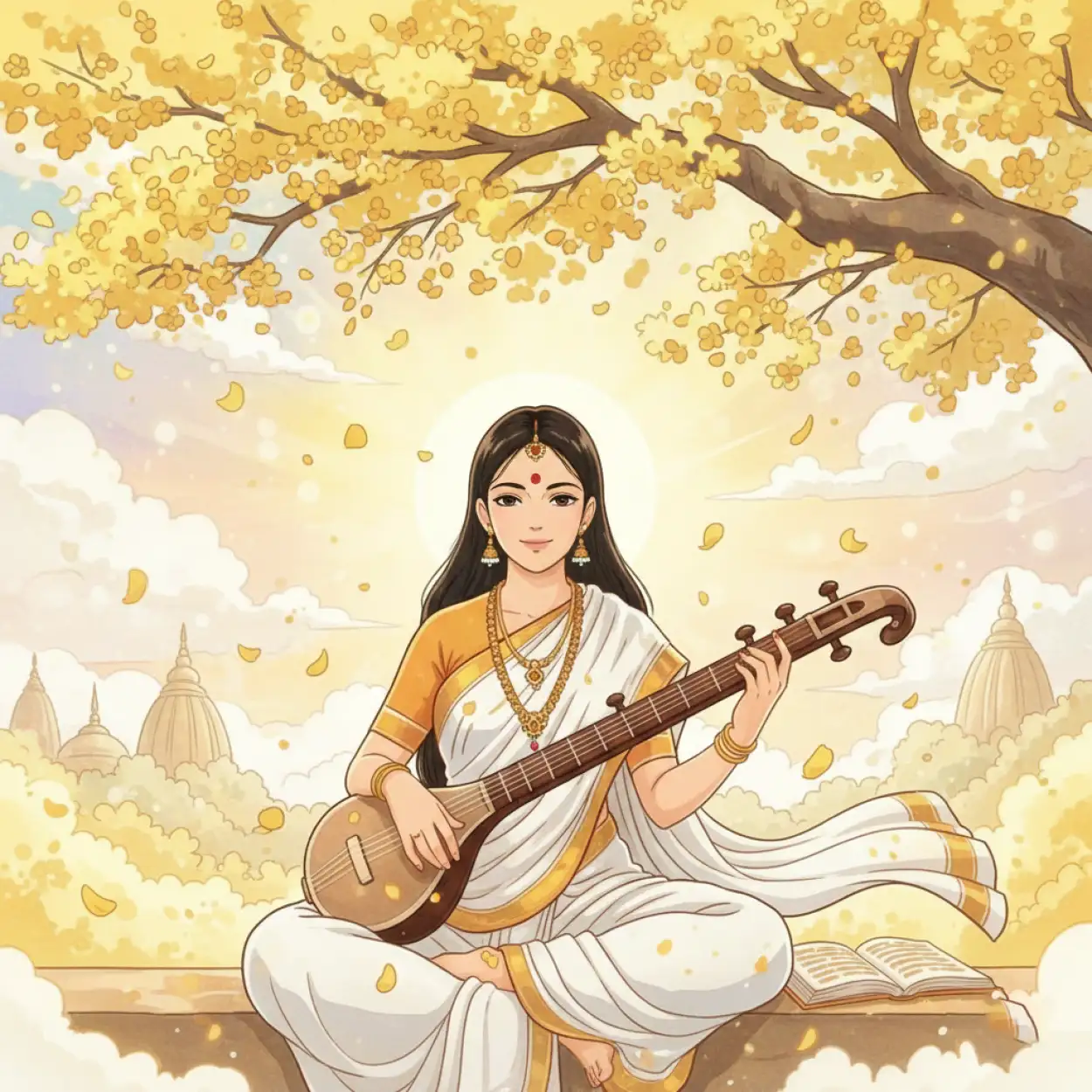 Free Download Vasant Panchami Background For Whatsapp - High Quality Vasant Panchami Background Background