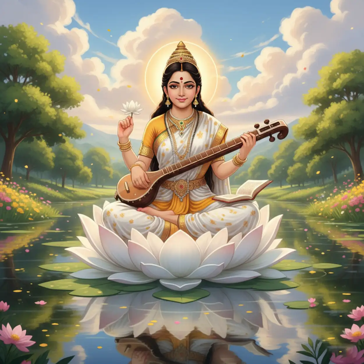 Free Download Vasant Panchami Background Hd - High Quality Vasant Panchami Background Background