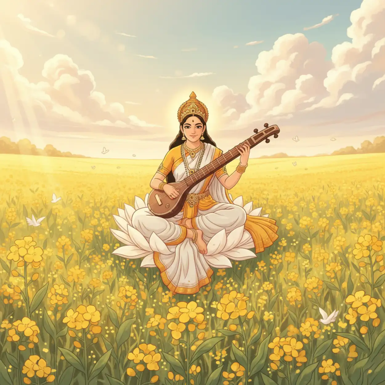 Free Download Vasant Panchami Background Marigold Flowers - High Quality Vasant Panchami Background Background
