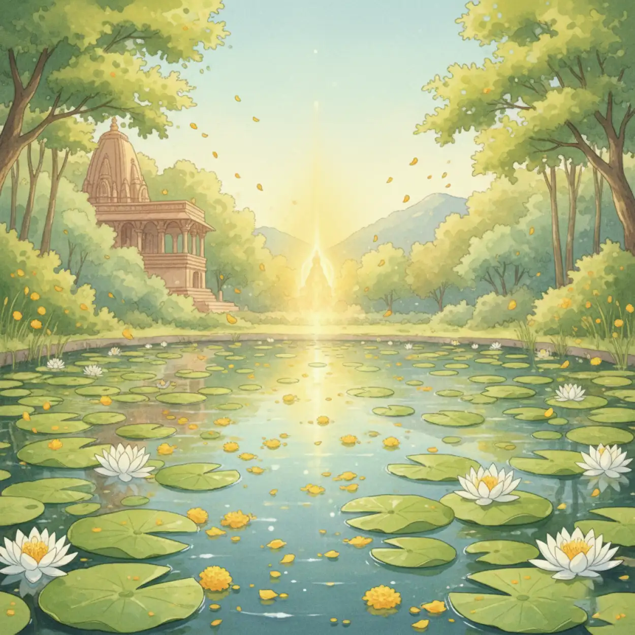 Free Download Vasant Panchami Background Nature Theme - High Quality Vasant Panchami Background Background