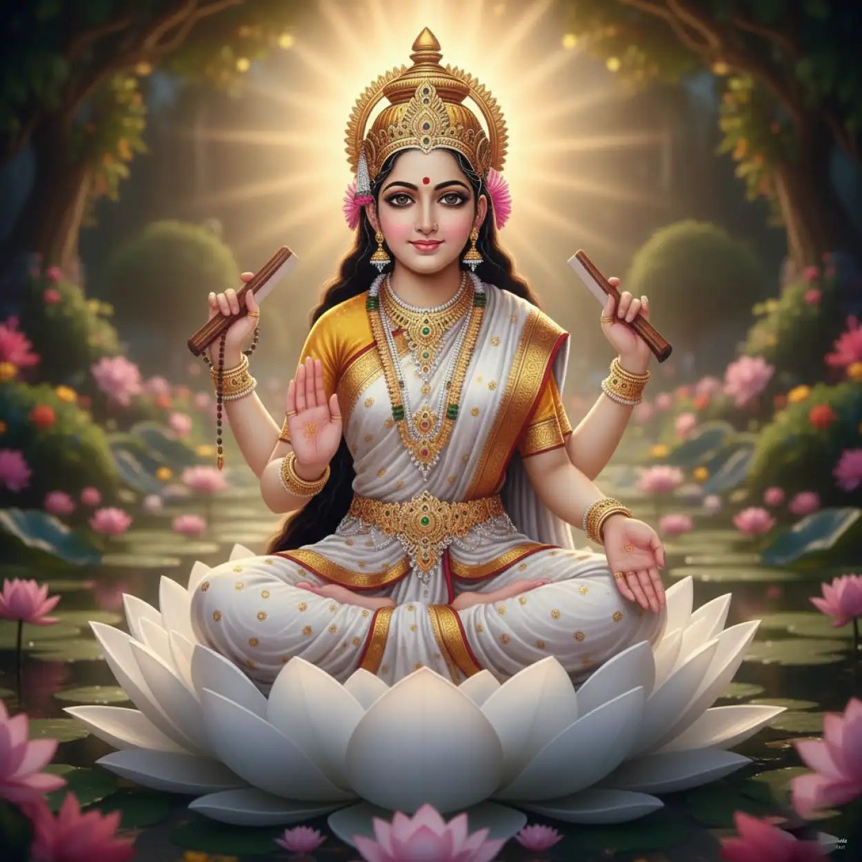 Free Download Vasant Panchami Background Religious - High Quality Vasant Panchami Background Background