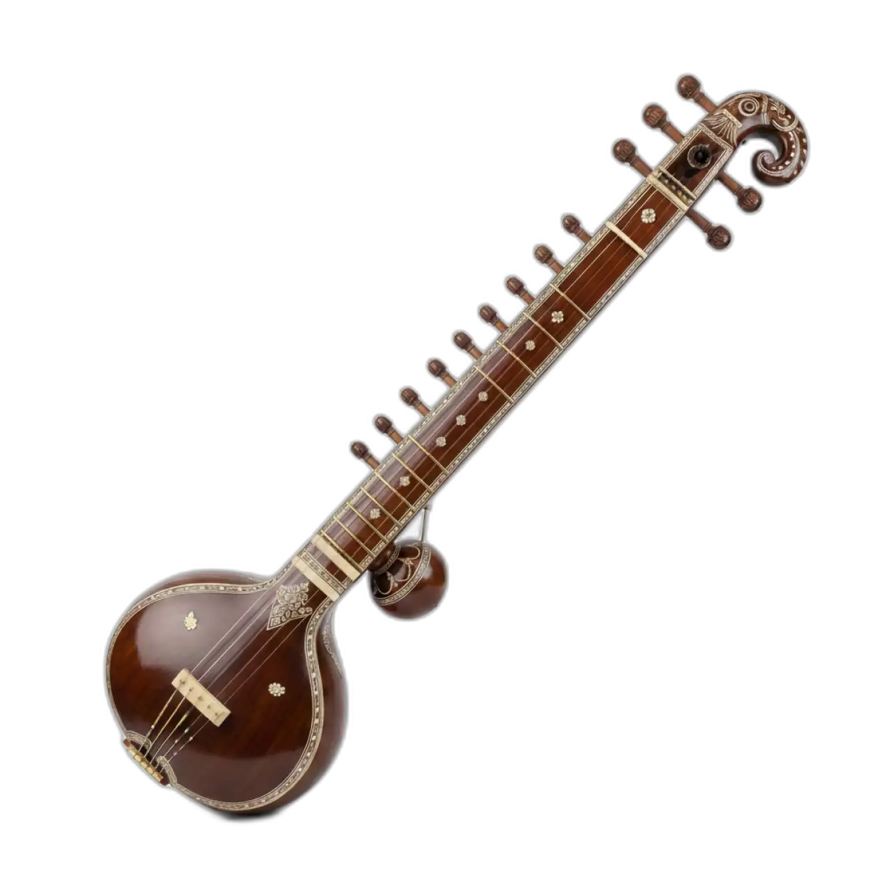 Free Download Veena Musical Instrument Png - High Quality Veena Png Transparent PNG