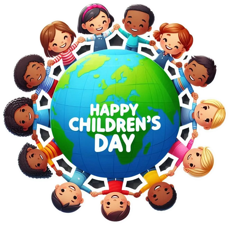 Free Download Vibrant Happy Childrens Day Png Backgrounds - High Quality Childrens Day PNG Image