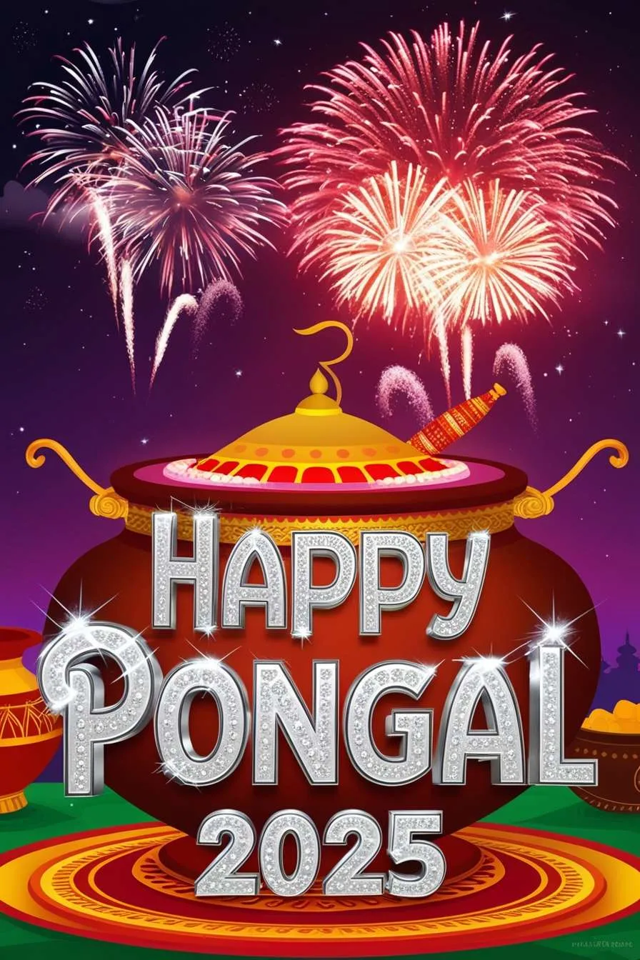 Vibrant Happy Pongal Greetings 2025 Themes - Royalty Free Happy Pongal Greetings 2025 Image | Pngmagic Free Download Vibrant Happy Pongal Greetings 2025 Themes - High Quality Happy Pongal Greetings 2025 Background