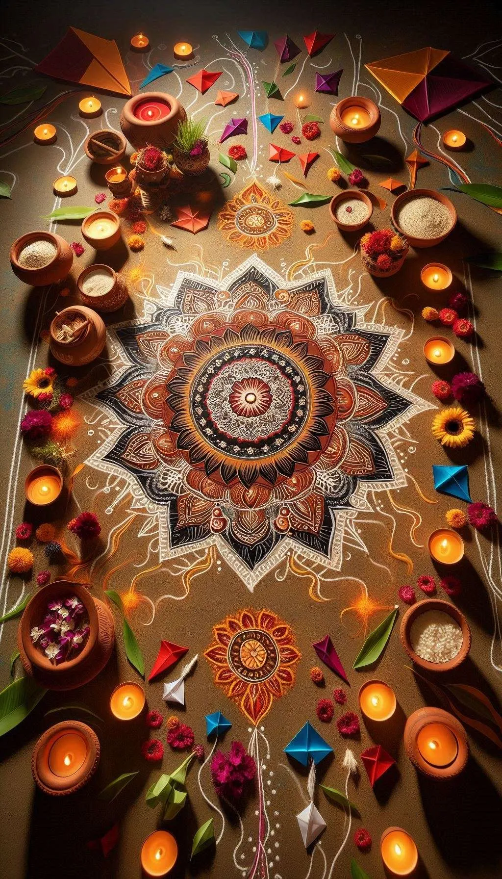 Free Download Vibrant Makar Sankranti Wallpaper For Smartphones - High Quality Makar Sankranti Wallpaper Background