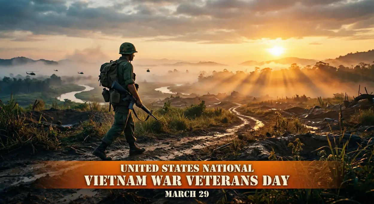 Free Download Vietnam Veterans Day Png Free Download - High Quality United States National Vietnam War Veterans Day Transparent PNG