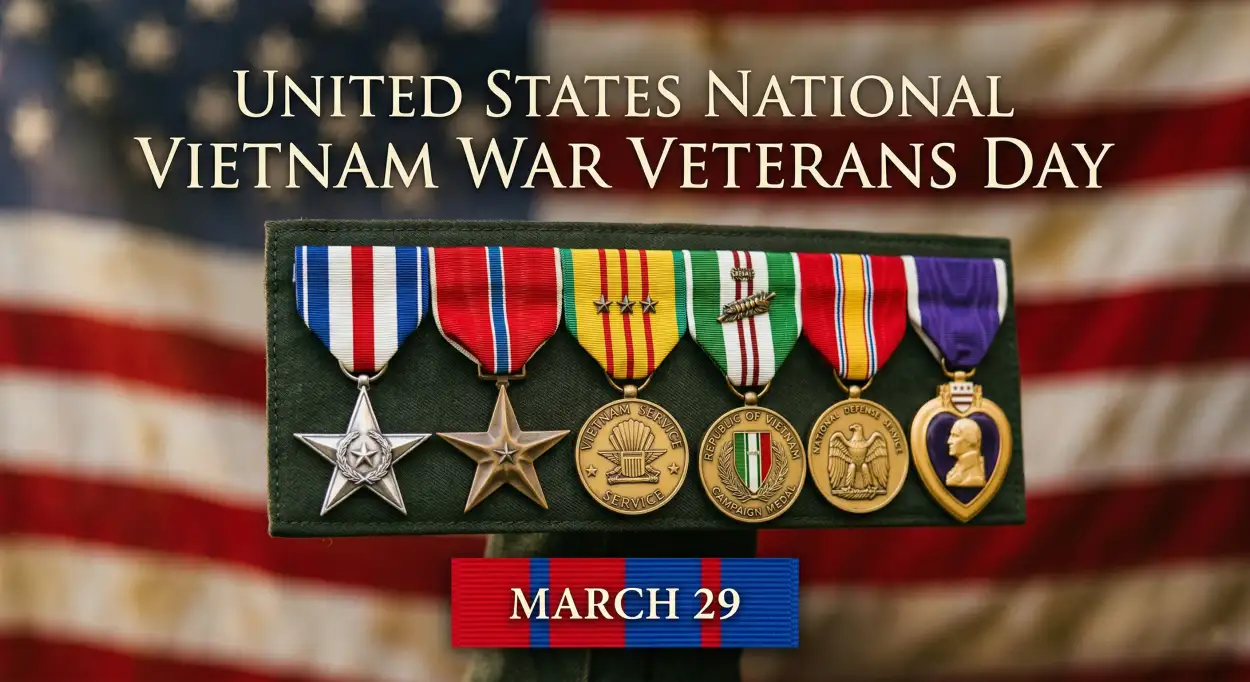 Free Download Vietnam War Veterans Recognition History - High Quality United States National Vietnam War Veterans Day Image