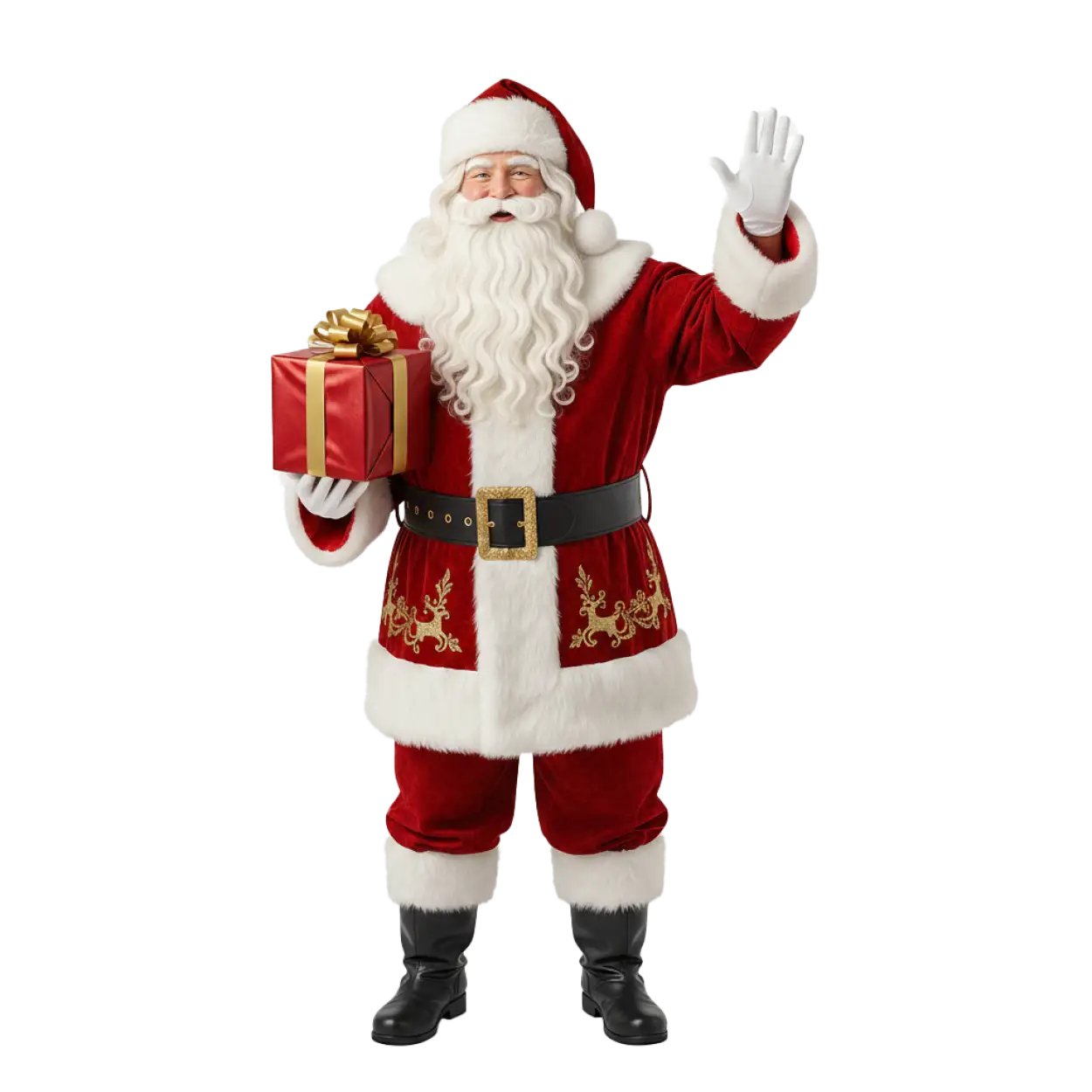 Vintage Santa Claus With Gift Sack Png - Royalty Free Santa Claus With Gifts Png Image | Pngmagic Free Download Vintage Santa Claus With Gift Sack Png - High Quality Santa Claus With Gifts Png PNG Image
