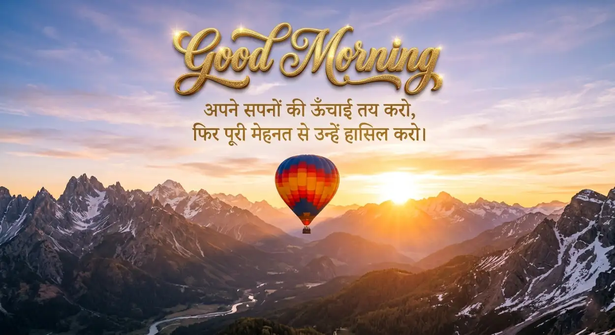 Free Download Viral Good Morning Quotes Hindi - High Quality Good Morning Motivational Quotes Hindi Image