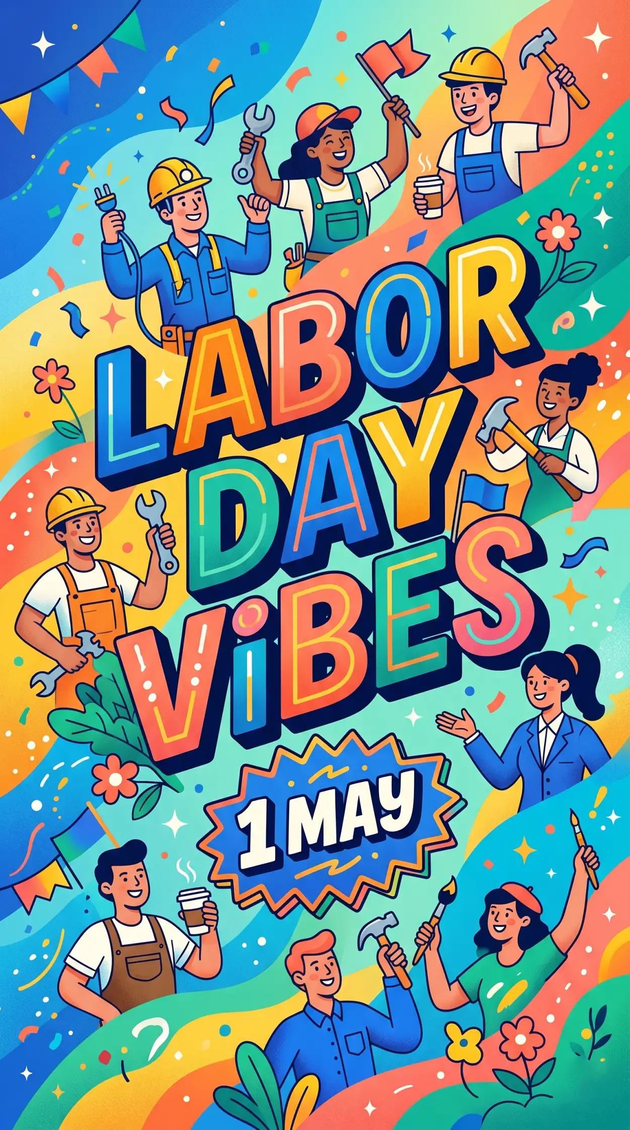 Free Download Viral Labor Day Whatsapp Images - High Quality International Labor Day Wishes 2026 Image