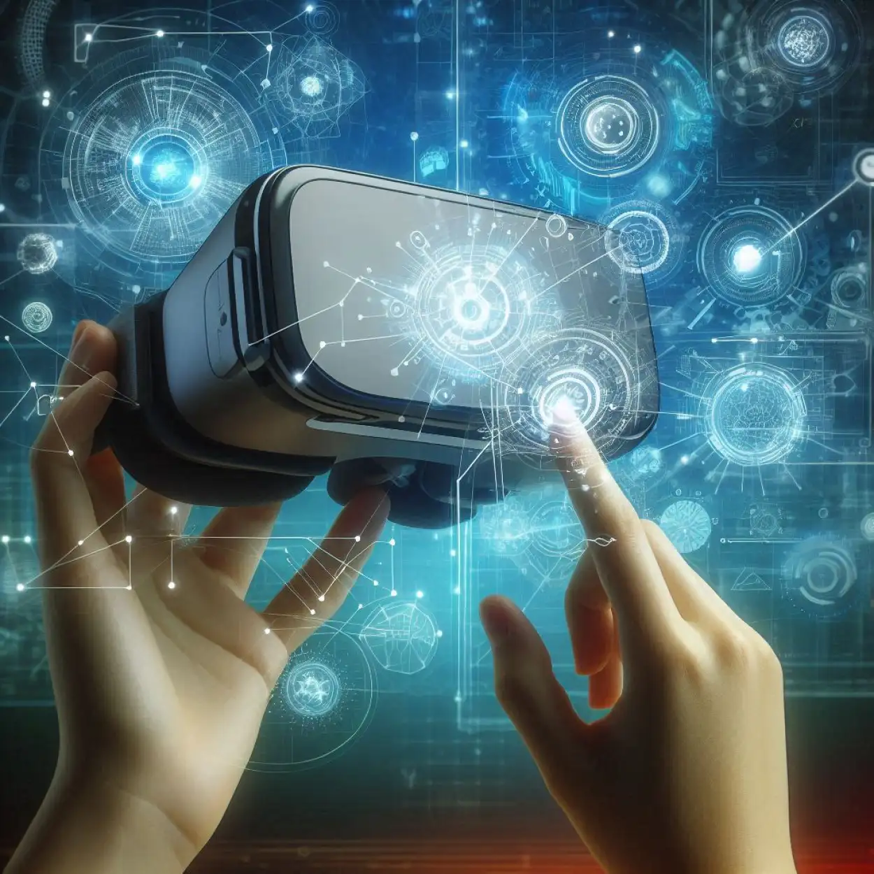 Virtual Reality Headset Technology Background With Immersive Experience - Royalty Free Technology Background Image | Pngmagic Free Download Virtual Reality Headset Technology Background With Immersive Experience - High Quality Technology Background Background