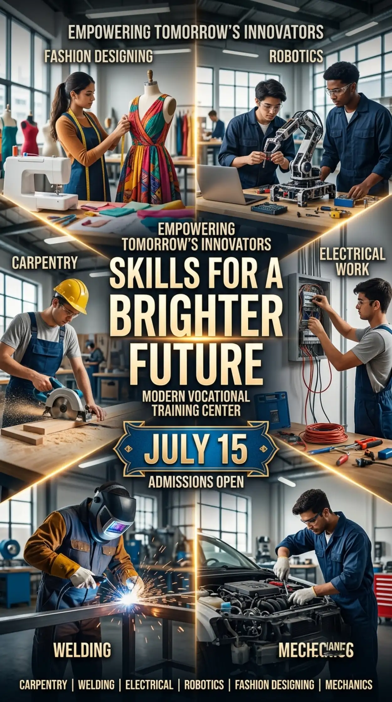 Free Download Vocational Skills Awareness Poster - High Quality World Youth Skills Day 2026 Image